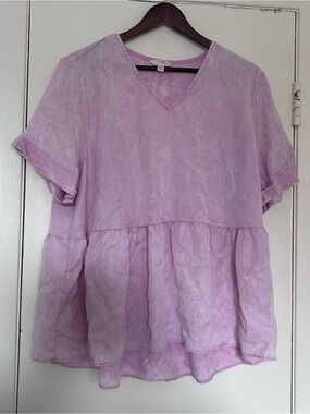 Terra & Sky Peplum Top